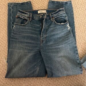 Abercrombie & Fitch Mid Blue 90s High-Rise Jeans
